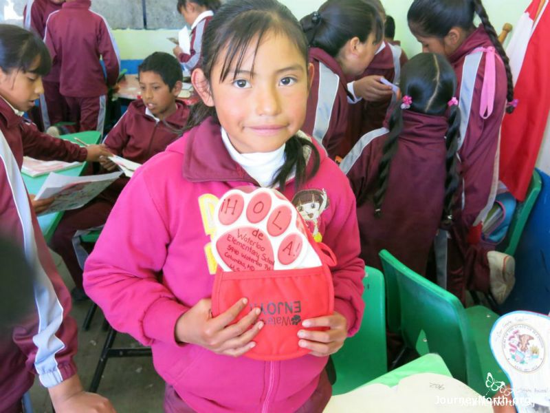 Photo of girl with gift