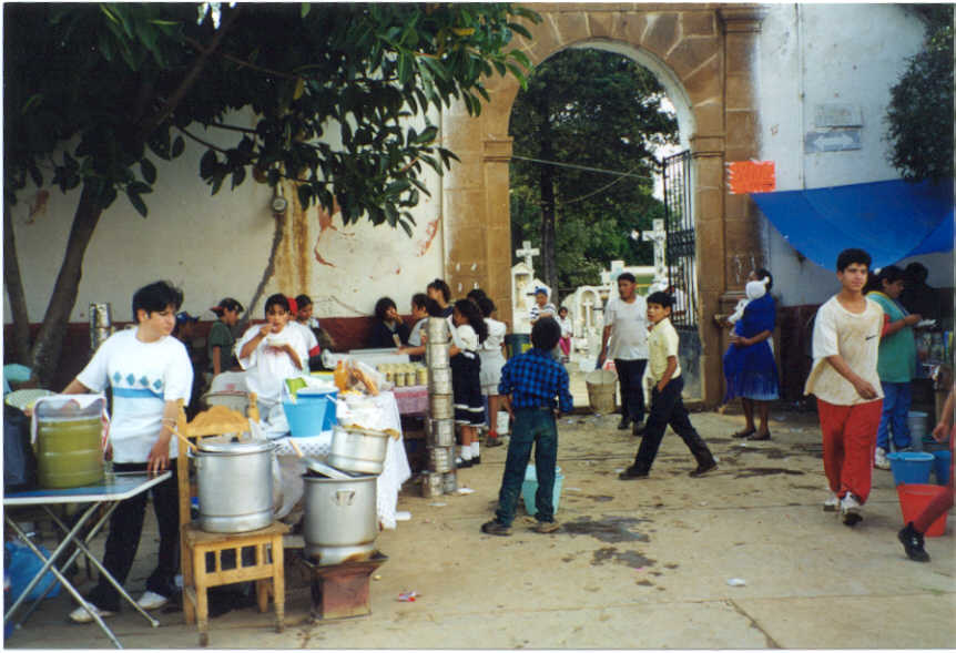 Visiting a Cemetery on Day of the Dead