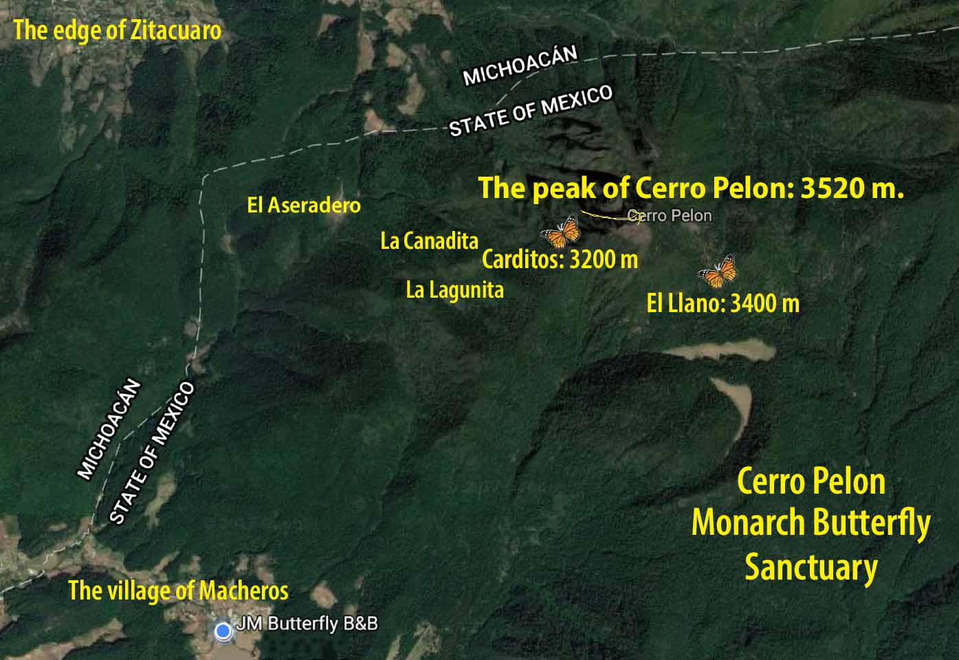 11/09/17 Map of Cerro Pelon