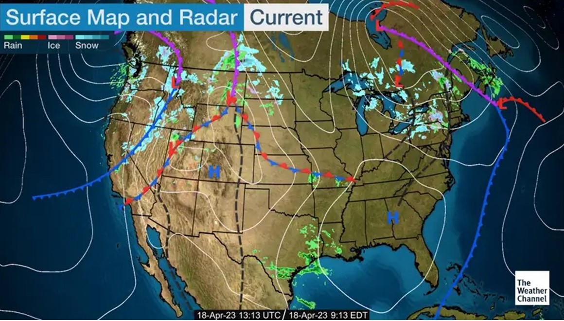 Weather Map, Week of 04/19/2023