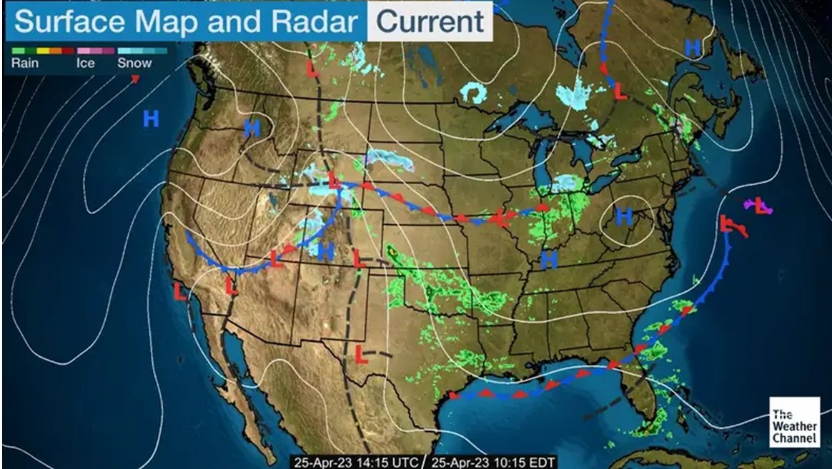 Weather Map, Week of 04/24/2023