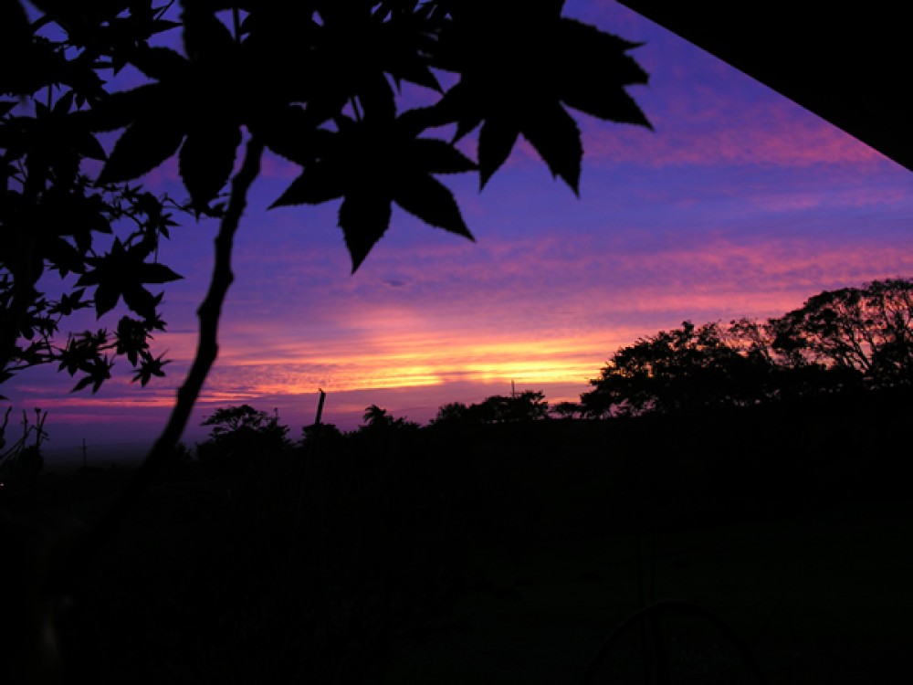 Image: Sunset at Guayabo de Bagaces