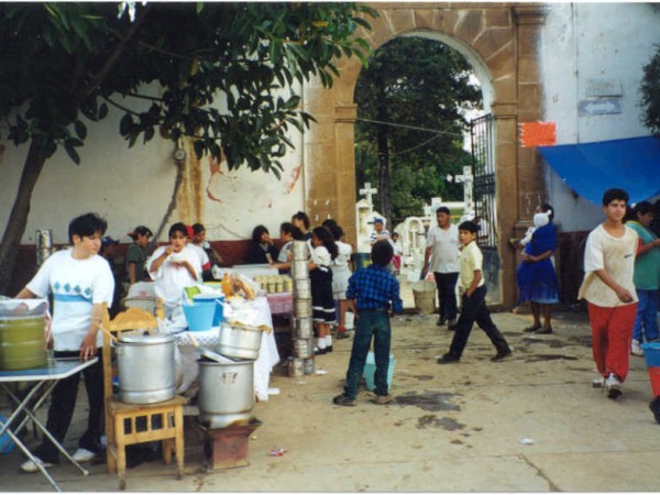 Visiting a Cemetery on Day of the Dead