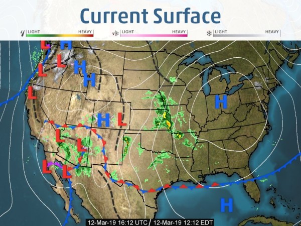 03/13/2019 Weather Map