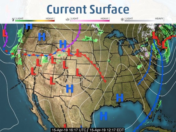 04/15/2019 Weather Map