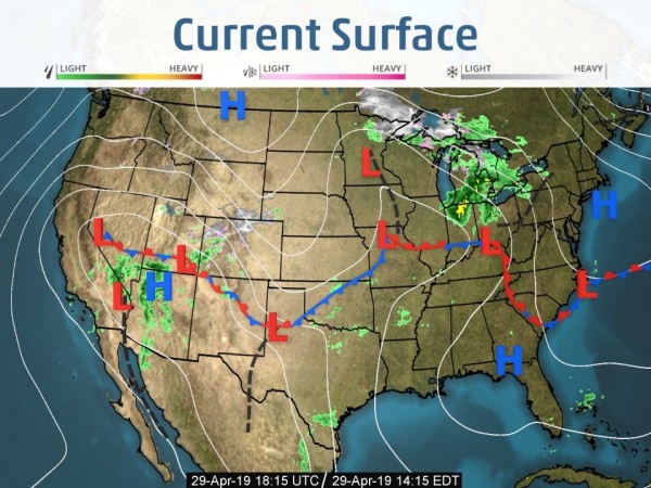 05/01/2019 Weather Map 