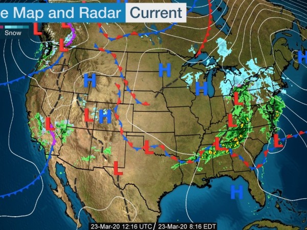 Weather map