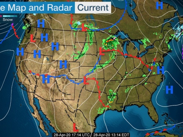 Weather map