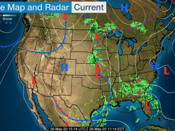 Weather map