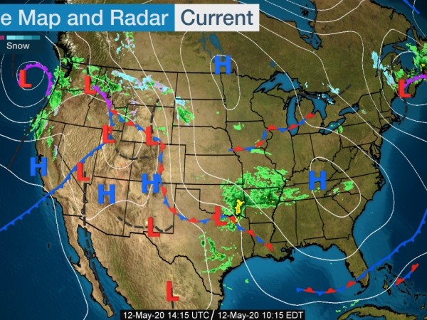 Weather map