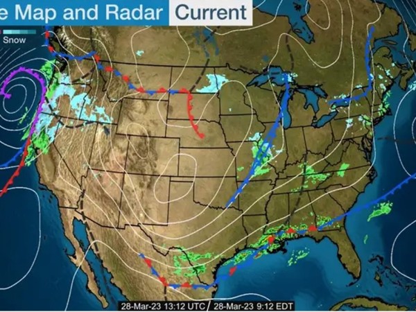 map of weather